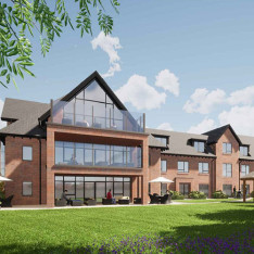 Yew Tree Lane Care Home Render
